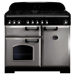 Rangemaster Classic Deluxe 100 Dual Fuel Range Cooker Royal Pearl